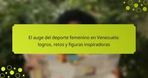 El auge del deporte femenino en Venezuela: logros, retos y figuras inspiradoras
