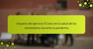 Impacto del ejercicio físico en la salud de los venezolanos durante la pandemia